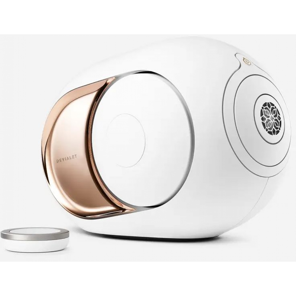 Devialet Phantom I 108dB 無線音箱（金色）：1100W功率、108dB聲壓、22K金側邊